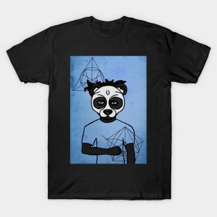 Unique MaleMask Digital Collectible with AnimalEye Color and GreenSkin on TeePublic T-Shirt